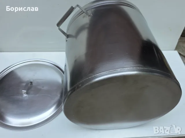 Неръждаем 40 л. иноксов казан, снимка 7 - Съдове за готвене - 55849272
