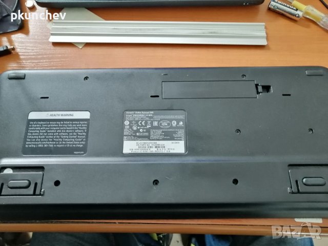 безжична клавиатура Microsoft 2000, снимка 5 - Клавиатури и мишки - 40237502