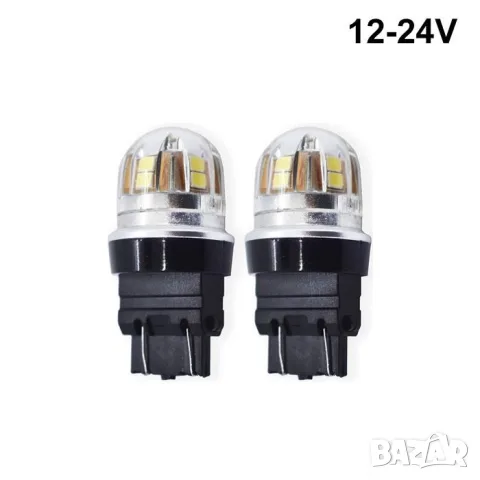 LED крушки T20 12-24V 2 броя
