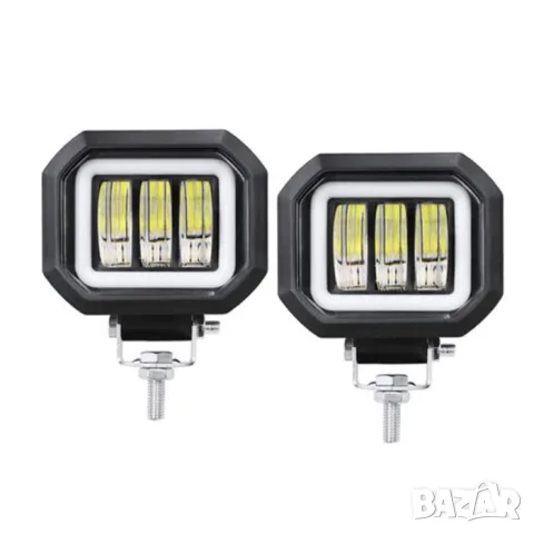 Компактен LED прожектор 30 W с двуцветна светлина, снимка 2 - Аксесоари и консумативи - 55864090