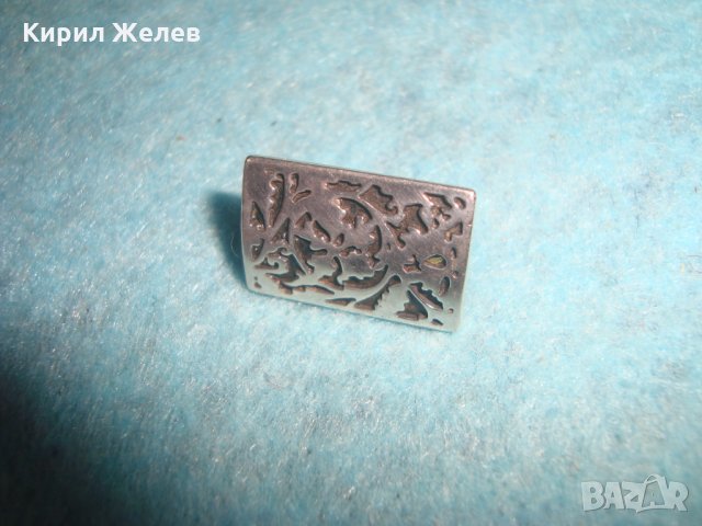 СТАРА СРЕБЪРНА ФЛОРАЛНО НИЕЛО ТИП ОРНАМЕНТИРАНА ВИНТИДЖ ОБЕЦА МНОГО СТИЛНА и КРАСИВА 25784, снимка 4 - Антикварни и старинни предмети - 35736419