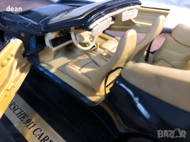 Колекционерско Porsche 911 Carrera Cabriolet, снимка 4 - Колекции - 53753267