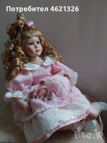 Порцеланова кукла Сузана от Alberon Collection нова, лимитирано издание, снимка 11 - Декорация за дома - 52044471