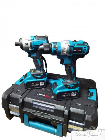 2в1 Комплект Винтоверт и Импакт 36V 8,0AH KRAFT ROYAL Безжичен 2 батерии Акумулаторен , снимка 5 - Винтоверти - 39605464