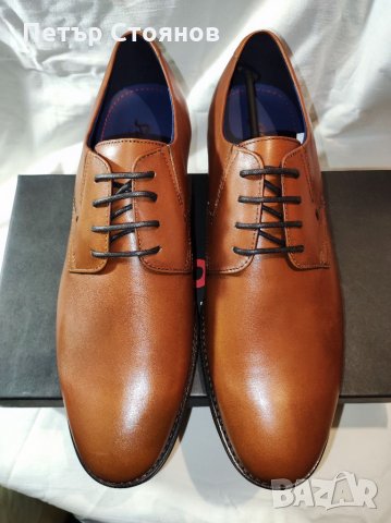 Удобни мъжки половинки от естествена кожа SIOUX №43, снимка 4 - Официални обувки - 35737551
