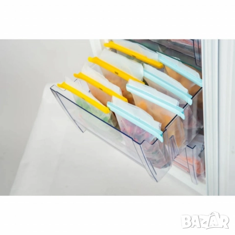 Торбички за фризер 4бр. NoStik , 17x24см., бял,  в кутия, снимка 3 - Аксесоари за кухня - 52112843