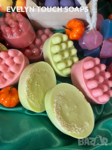 Сапун с луфа, козе мляко и масло от шипка