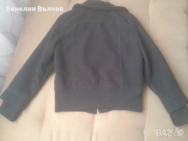 Дамско черно яке, снимка 3 - Якета - 52123878