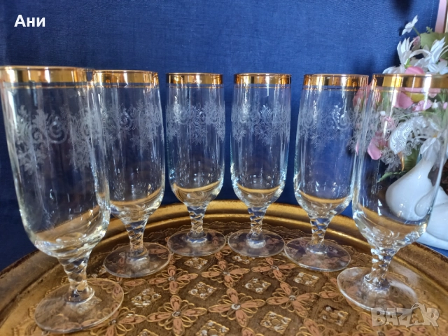 Кристални чаши Бохемия, снимка 1