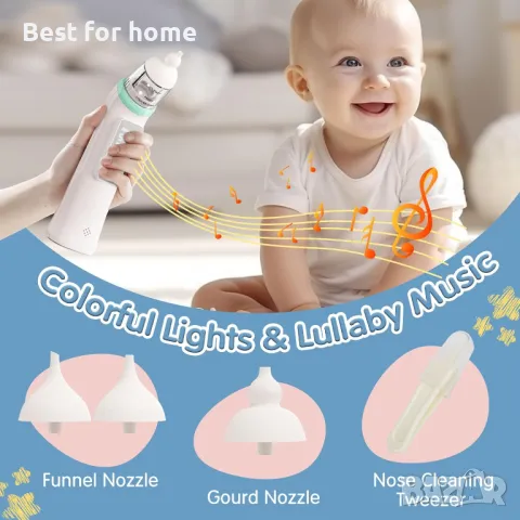 Аспиратор за нос за бебе, снимка 5 - Други - 49115432