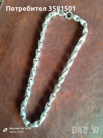 163/Сребърн Синджир-88грама.🇧🇬