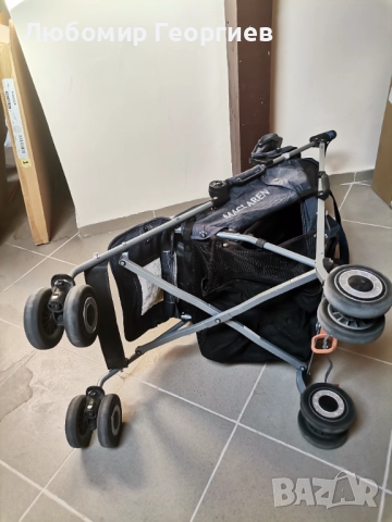 Детска количка Maclaren Quest blue, снимка 6 - Детски колички - 52797763