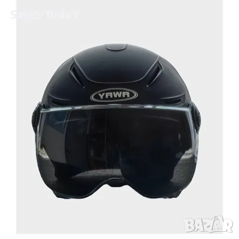 Каска за мотор, С Визьор - Черен мат, снимка 4 - Детски велосипеди, триколки и коли - 44741847