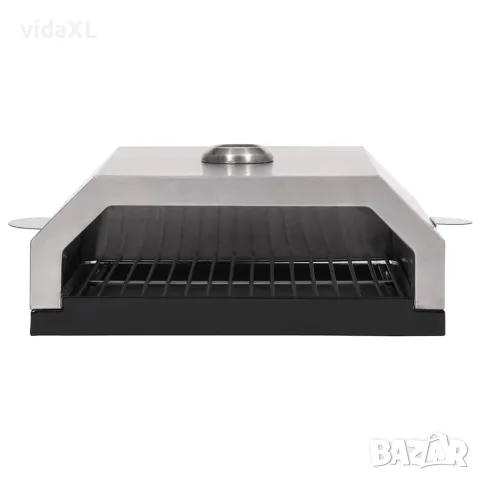 vidaXL Пица фурна с керамична плоча за барбекю на газ/въглища, снимка 8 - Барбекюта - 56147668