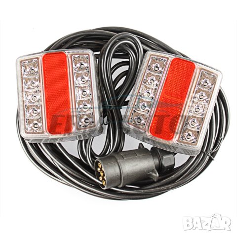 LED Диодни стопове с магнит за ремарке / колесар / каравана и др