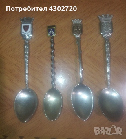 Колекционерски посребрени сувенирни лъжички
