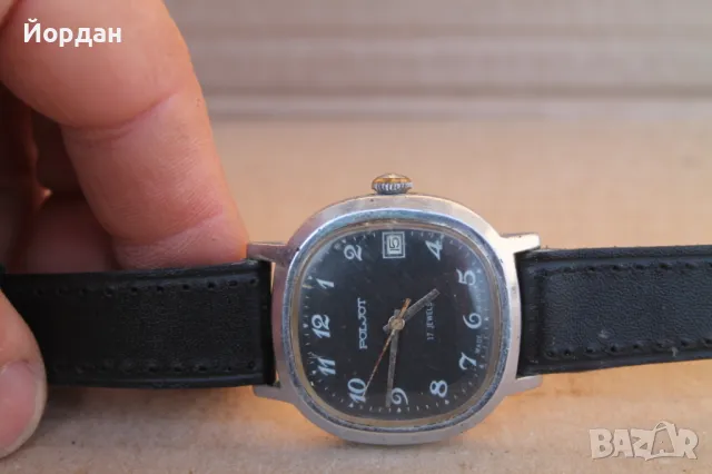 СССР мъжки часовник ''Полет'' 17 камъка, снимка 8 - Мъжки - 49260860