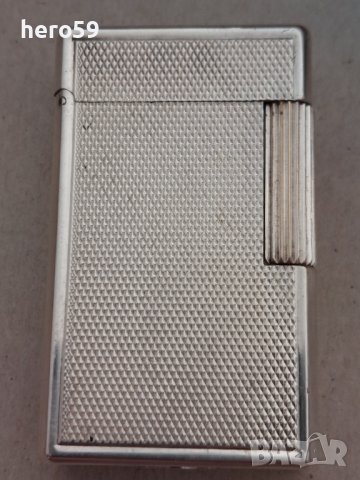 Сребърна автентична запалка Дюпонд(S.T.Dupont lighter)1963 год. като нова с оригинална кутия, снимка 4 - Подаръци за мъже - 42110606