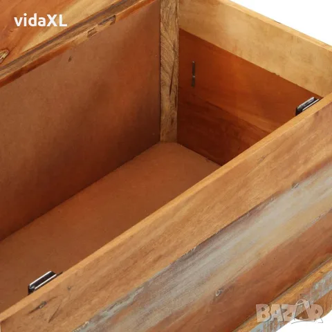 vidaXL Маса за кафе регенерирано дърво 70x70x38 см, снимка 10 - Маси - 56146451