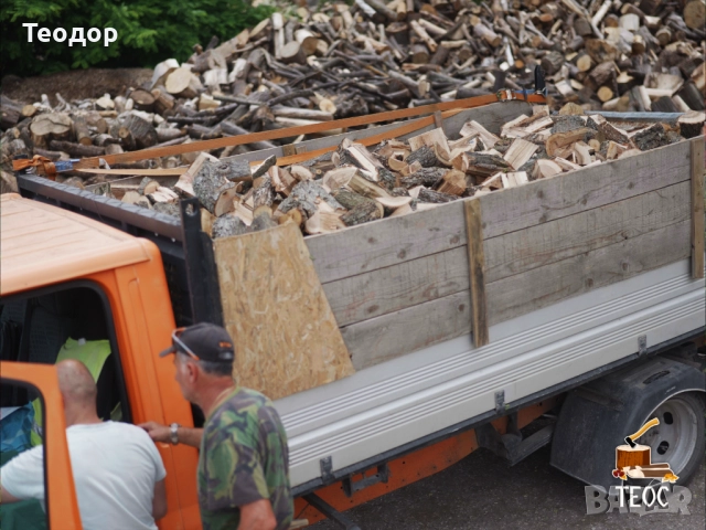 Сухи дърва – нарязани и нацепени, снимка 2 - Дърва за огрев - 52435398