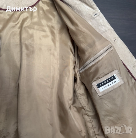 Мъжко велурено сако C&A, снимка 3 - Сака - 52250094