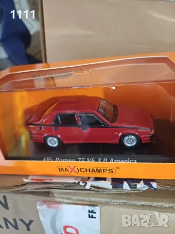 Alfa romeo 75 1/43, снимка 2 - Колекции - 55854116