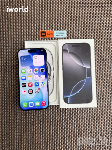 100% Батерия❗️ iPhone 16 Pro❗️ Лизинг от 60лв/м ❗️ Black Titanium ❗️ГАРАНЦИЯ, снимка 8 - Apple iPhone - 52414614