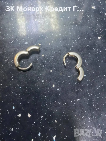 Сребърни обеци, снимка 3 - Обеци - 50623364