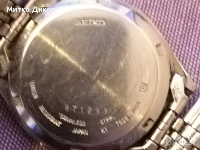 Seiko 5 original Japan authomatic 21 juwels water resistant 871293 часовник марков точен с датник, снимка 6 - Мъжки - 52710574