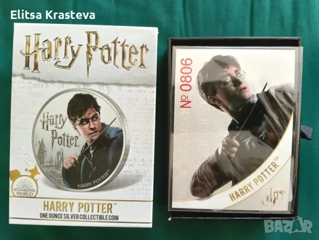 Колекционерска сребърна монета Harry Potter Wizarding World 1 Oz Silver 2020 (Fiji), снимка 2 - Нумизматика и бонистика - 55998650