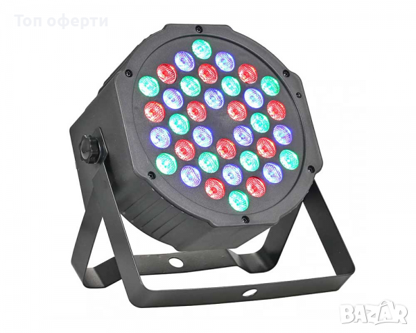 LED FLAT Par 36W  Диско Лед Пар - RGBW - LED ефект DMX512, снимка 5 - Други - 36328480