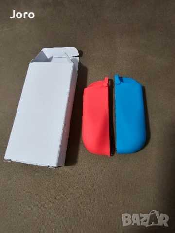Комплект от 2 защитни калъфа за джойстик Nintendo Switch, червен/син, снимка 2 - Аксесоари - 51938752