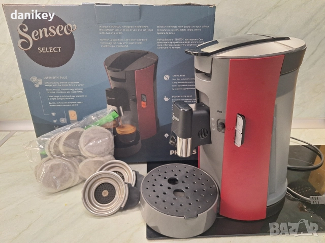 Кафемашина Philips Senseo оригинална опаковка перфектна + кафе
