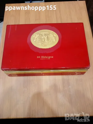Луксозна дървена кутия за пури Romeo y Julieta 20 Hidalgos Habana Cuba (С кадифен калъф), снимка 3 - Табакери - 56068809