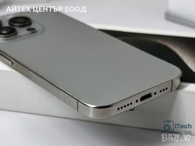 iPhone 15 Pro, 128GB, Natural Titanium, 100% батерия, ОТЛИЧЕН, 1г. ГАРАНЦИЯ!, снимка 9 - Apple iPhone - 56005542