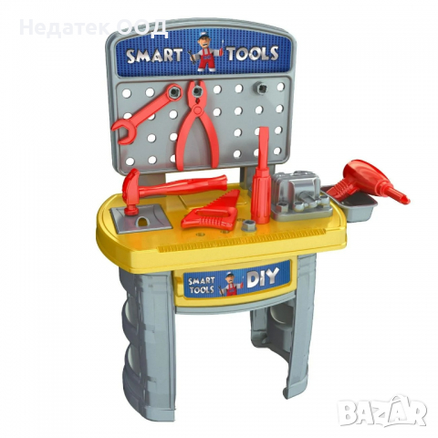 Работен плот с инструменти, 65х27х41.5 см, 35 части, многоцветен, снимка 2 - Други - 36457048