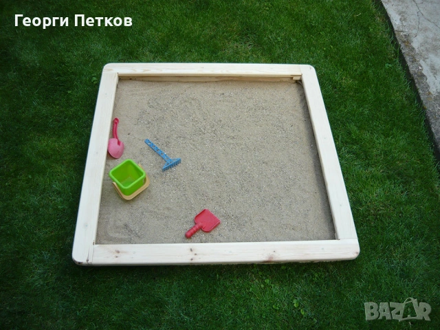 Пясъчник -110х110х12см.,без дъно,не лакиран - 36 €.  , снимка 6 - Други - 53437581