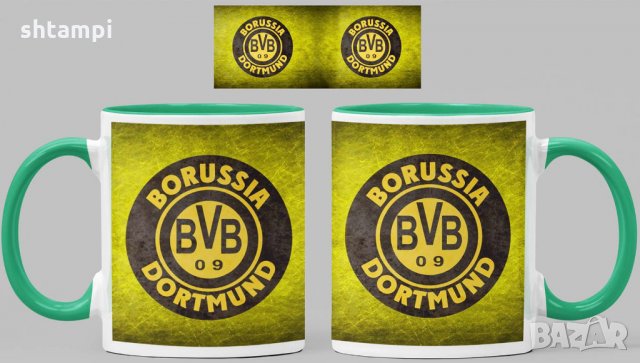 Чаша Борусия Дортмунд Borussia Dortmund Керамична, снимка 3 - Фен артикули - 34783916