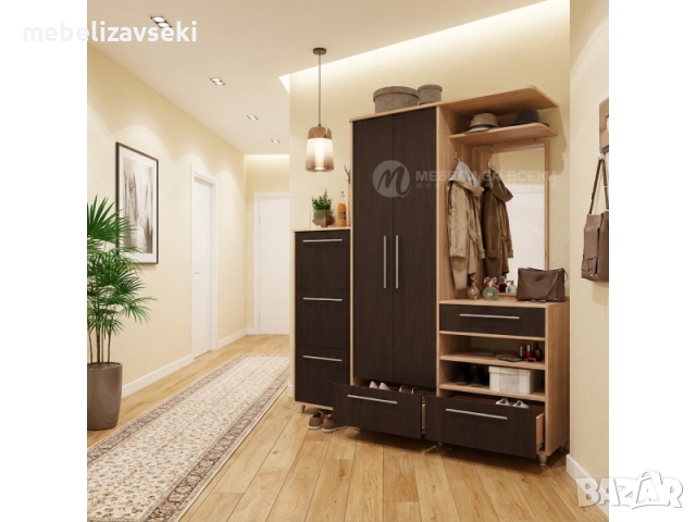 Ново! Портманто NIAGARA (венге магия/дъб сонома)