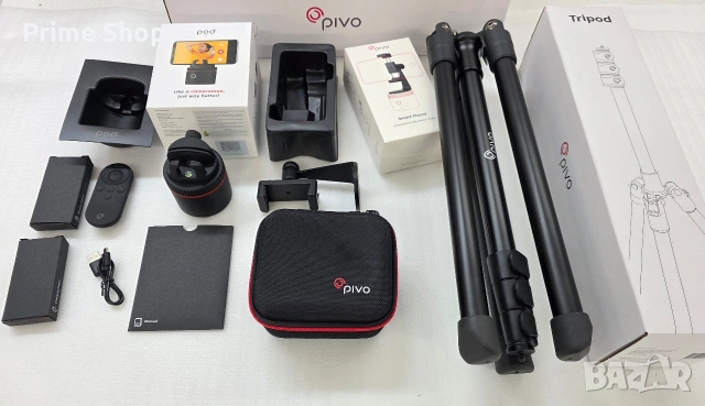 360° AI Стойка за Смартфон с Проследяване, Личен Оператор Pivo Pod Classic, снимка 13 - Чанти, стативи, аксесоари - 53434073