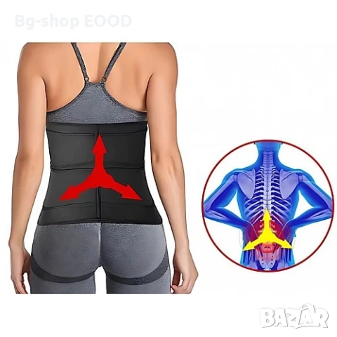 Дамски спортен корсет 3в1 за отслабване стягане и оформяне на талия, снимка 11 - Фитнес уреди - 53743318
