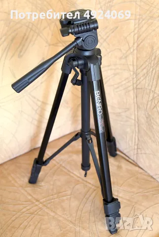 Статив трипод (като нов) BENRO T800EX tripod  – от 60,0 см до 143,0 см , снимка 2 - Чанти, стативи, аксесоари - 56153026