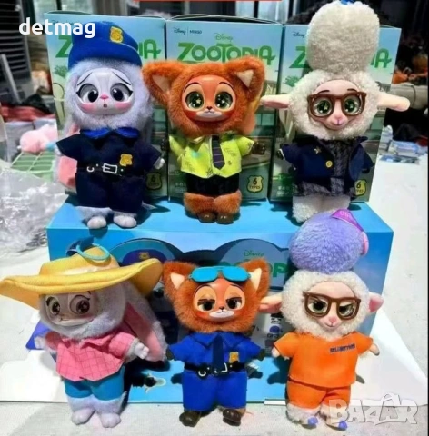 Зоотрополис Зоотопия Zootopia  Лабубу плюшени играчки магазин DARENLAND, снимка 8 - Плюшени играчки - 53678452