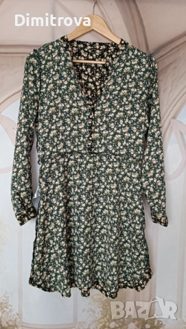 Рокля Only с флорален мотив, снимка 8 - Рокли - 53223316