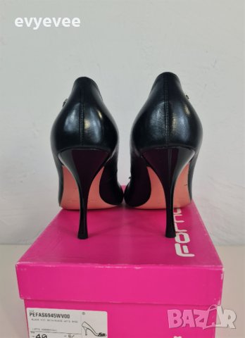 Естествена кожа дамски обувки на ток FORNARINA, снимка 2 - Дамски елегантни обувки - 40920515