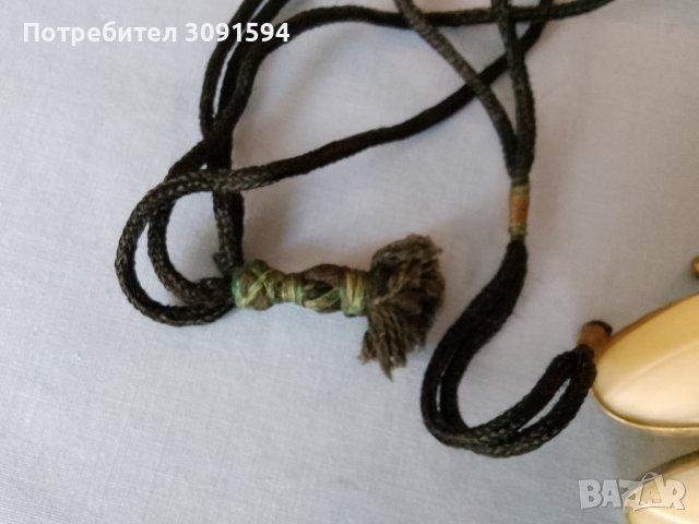 много рядко протмоне от естествена мида за носене на врат със сърма -1920г  , снимка 9 - Антикварни и старинни предмети - 41442910