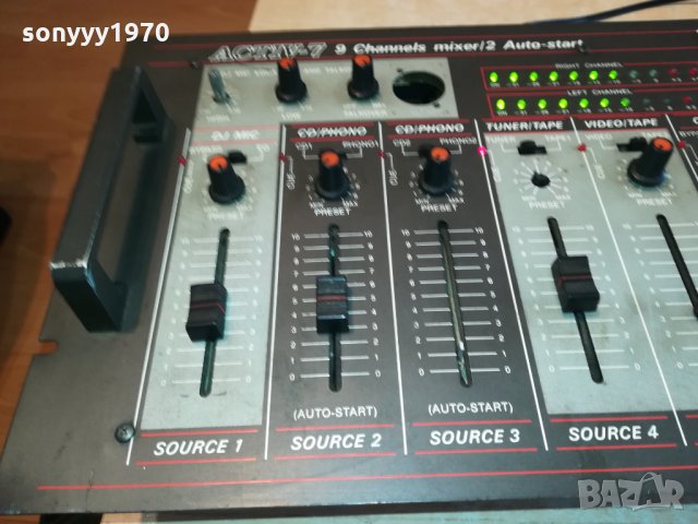 audio mixer equalizer-bst activ-7 9 channels mixer-внос france  1602221228, снимка 4 - Ресийвъри, усилватели, смесителни пултове - 35807942