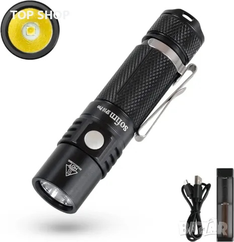 Sofirn SP10 Pro EDC фенерче, AA фенерче с потребителски интерфейс Anduril 2