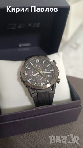 Casio Edifice 44mm Solar - Sapphire - Carbon, снимка 3 - Мъжки - 51773039
