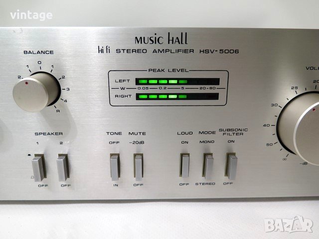 MUSIC HALL HSV-5006, снимка 7 - Ресийвъри, усилватели, смесителни пултове - 33915347